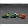 Image 6 : Lot of 3 Vintage Rubber Retro Elf Pixie Rubber Figures