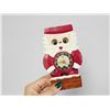 Image 2 : Mi-ken Wind Up Santa Clock with Moving Eyes, Cow Bum Clock, Cheese Crisp Tin