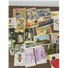Image 5 : Lot of Vintage Antique Post Cards (some written in) some Black Americana