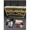 Image 1 : Lot of Garage Door Opener Parts, Household Furnace Filter 16 x 25 x 5, Vtech Wireless Phones w Docks