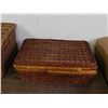 Image 4 : Lot of 3 Wicker Baskets, Picnic Baskets