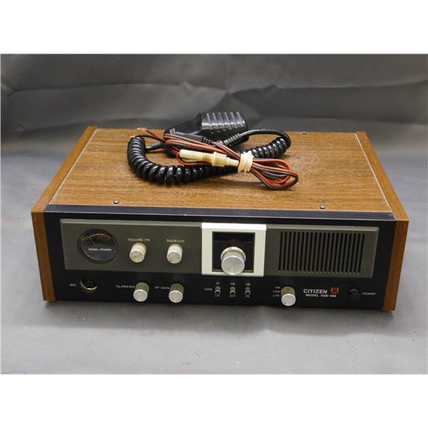 Citizen Model SSB-M6 40 Channel SSB Base Mobile CB Radio with Hand Mic and DC Cable