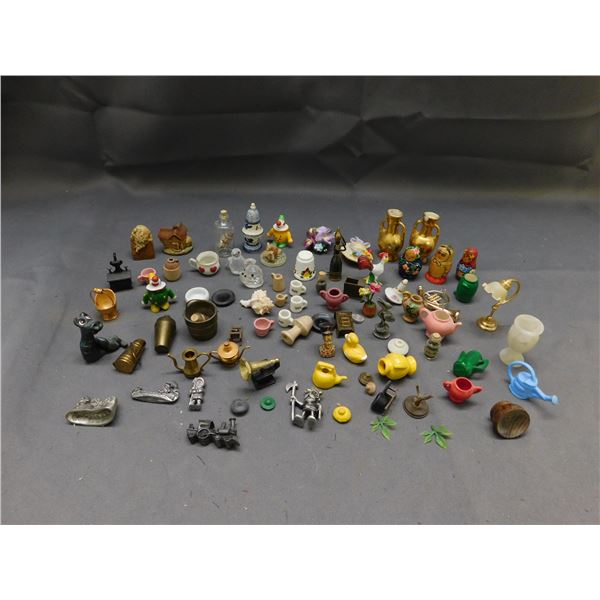 Bundle of Miniatures Curio Cabinet Decor
