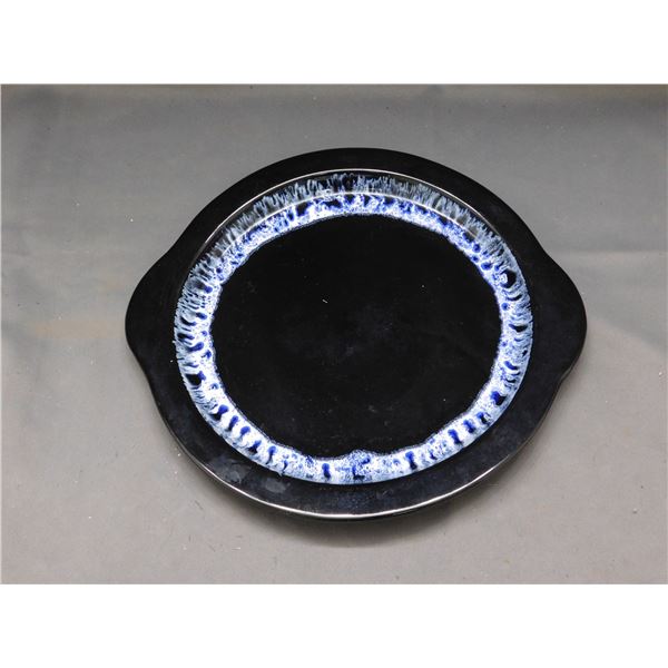 Blue Mountain Pottery Handled Serving Plate 12"