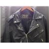Image 2 : First Genuine Leather Jacket Black Zip Up Jacket Vintage