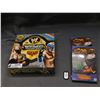 Image 1 : WWE WWF Triviamania Game, Dog Tag Necklace & IGOR Coloring Kits (2)