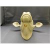 Image 2 : Ceramic Pottery Cow Head Wall Hanging Decor 10' x 13"
