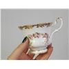 Image 2 : Lot of 8 Royal Albert Dimity Rose Fine Bone China Tea Cups and Saucers