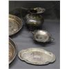 Image 2 : Lot of Silverplate Pitcher, Serving Trays