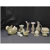 Image 1 : Lot of 9pcs Porcelain Figurines, Vases, Planters, Japan
