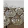 Image 3 : Lot of Assorted Vintage Glassware Crystal Serving Bowls Plates, Cream and Sugar, Etc