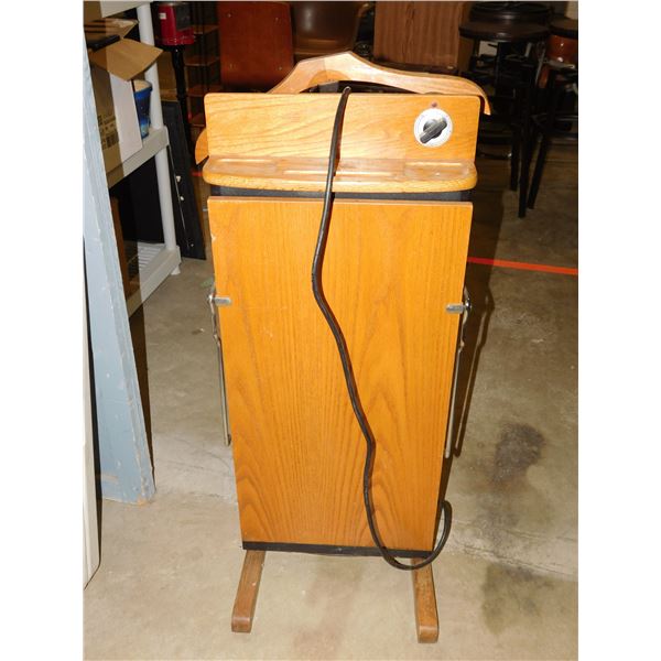 Pant Press Butler Station Vintage Clothes Wood Plug-In Press