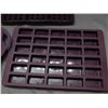 Image 2 : Epicure Lot of Dark Purple Silicone Baking Trays / Molds Waffle, Rectangle, Tray, Crock & Strainer