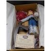 Image 1 : Cottage Collectibles by Ganz "Howdy" Porcelain Doll w Box