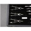 Image 2 : Minerva Lansin Stainless Thornton Made in England Drafting Set
