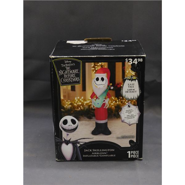 The Nightmare Before Christmas Jack Skellington Airblown Inflatable Lawn Decor