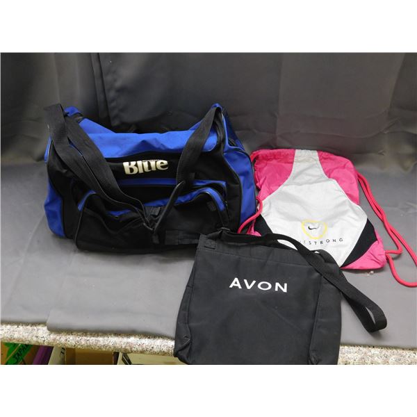 Lot of Promotional Bags Avon Labatt Blue, Livestrong
