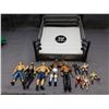 Image 1 : WWE WWF Wrestling Ring and Action Figures