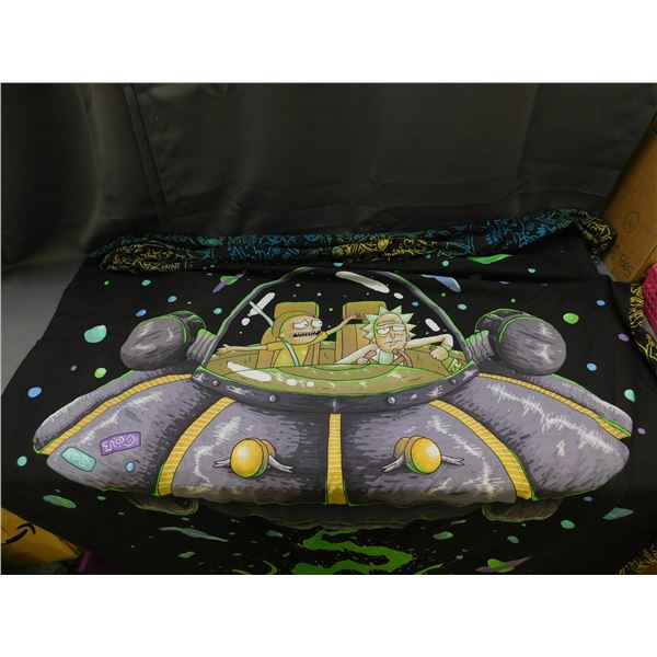 Rick and Morty Blanket Cover