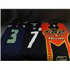 Image 1 : Lot of 3 NFL Steelers #7, Seahawks #3 and FR2 Factory Racing Nitro Jerseys Sports Shirts