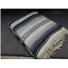 Image 1 : Mexican Knit Blanket Grey Monotone