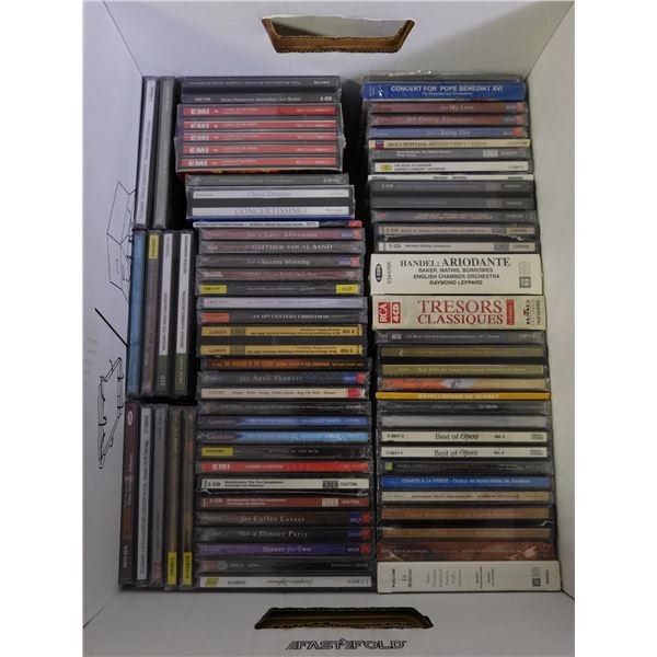 66 Assorted NEW SEALED CDs Easy Listening, Classical, Opera