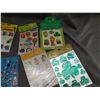 Image 2 : Lot of Vintage 1980s Stickers and Seals Smurfs Holiday etc