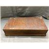 Image 4 : Large Wooden Box with Assorted Cutlery