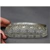 Image 4 : Sterling Silver & Cut Crystal Small Oval Shaped Trinket Dish Box