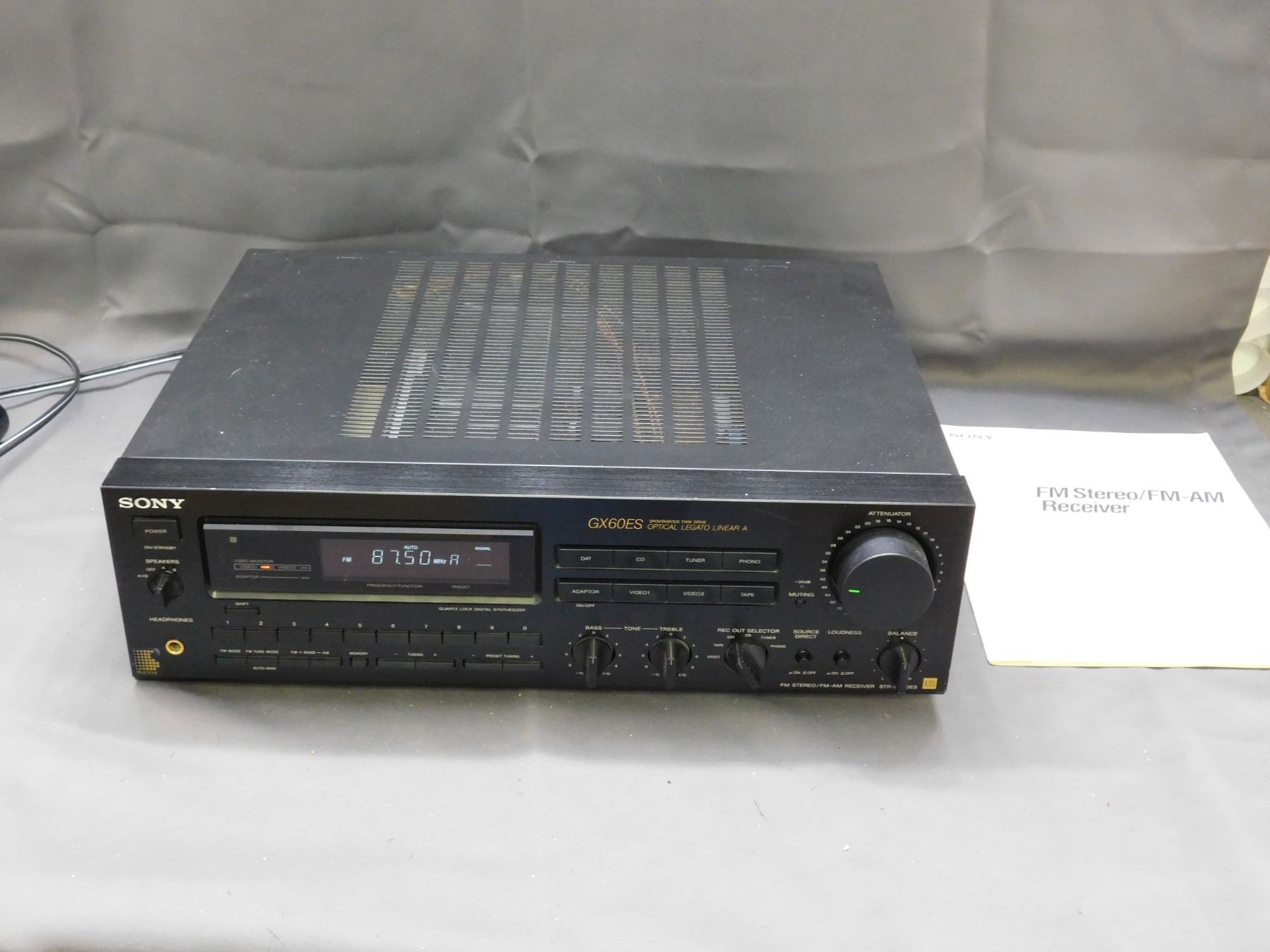 SONY AM FM Stereo Receiver STR-GX60ES
