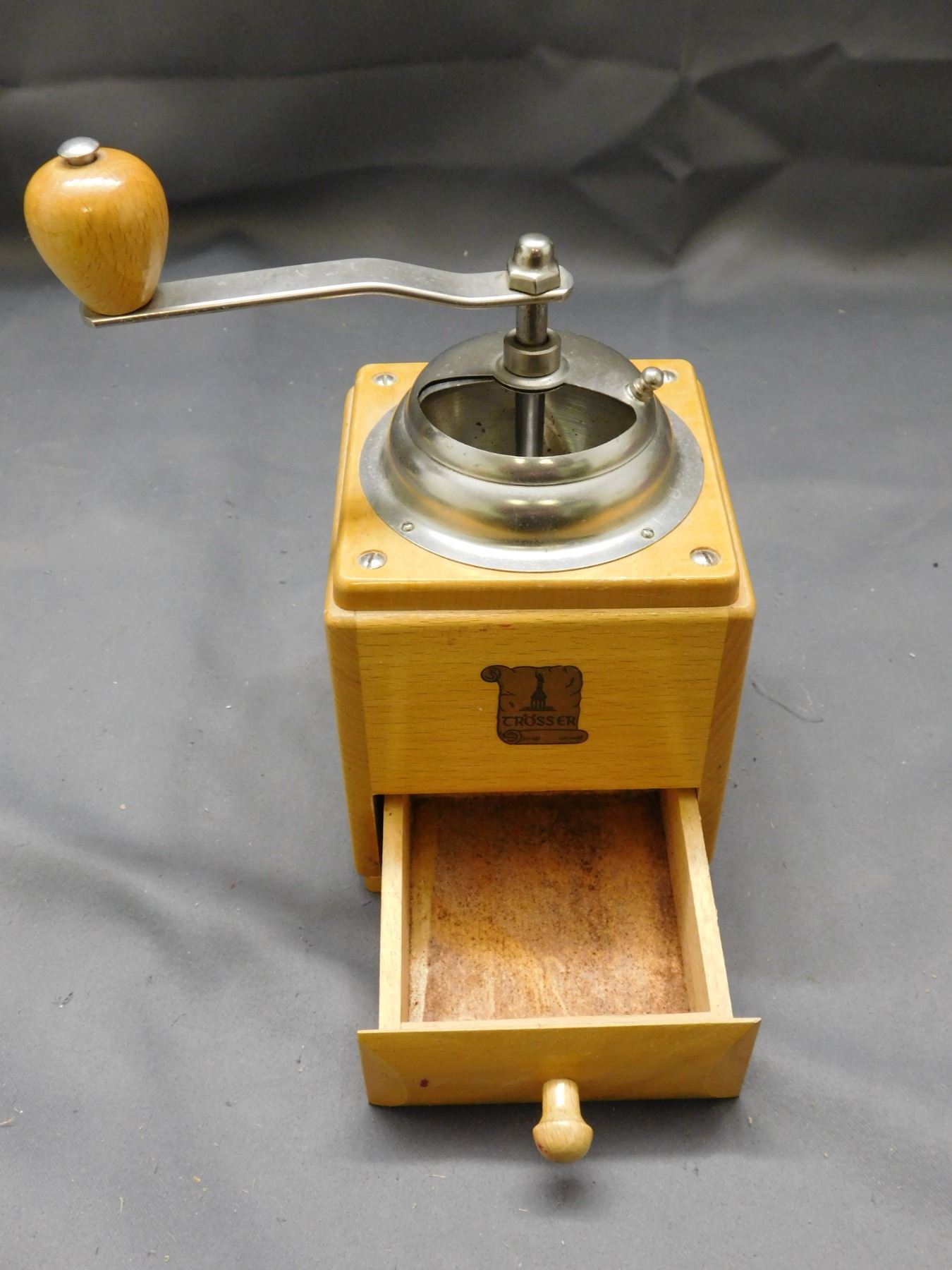 Vintage Coffee Grinder Trosser Manual Hand Crank Grinder
