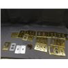Lot of Brass Gold Tone Outlet Switch Covers Assorted Styles w