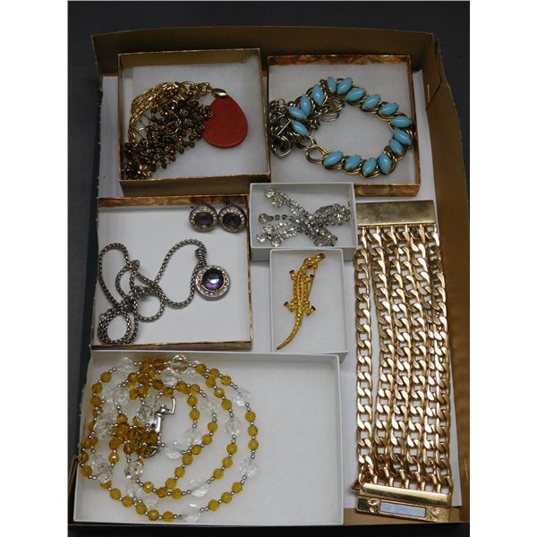 Assorted Pendants, Necklaces, Bracelet, Earrings, Good Condition