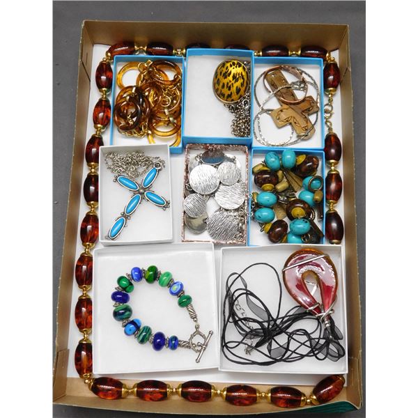 Collection of Pendants Necklaces & Bracelets