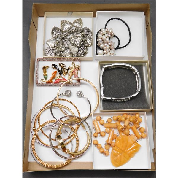 Collection of Bracelets, Pendants, Charms Good Condition