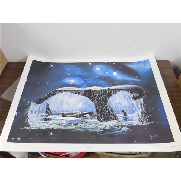 Lot of 20 "Cosmic Friendship" Eugene Prntig Signed and Numbered Art Prints 26" x 36"