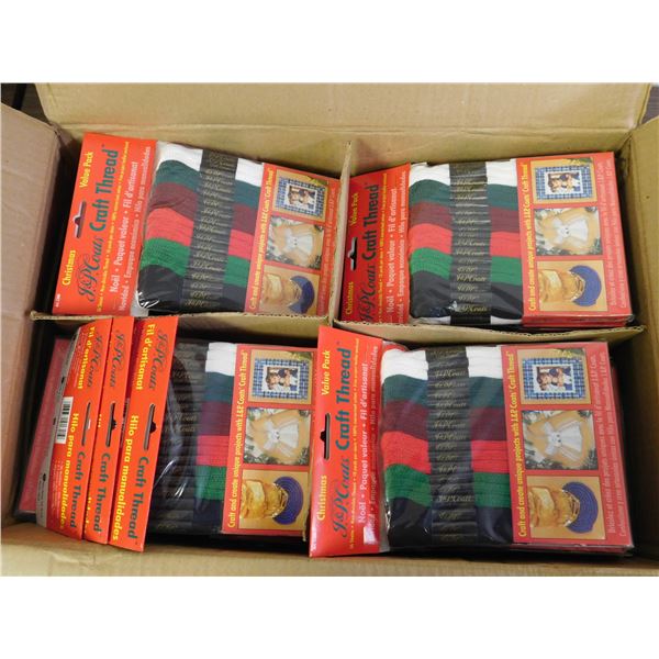 36 NEW Packs of Craft Thread 36 pcs Per Pack