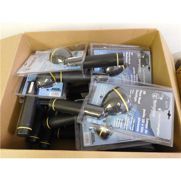 12 NEW Westinghouse 2D Pivot Head Flashlights