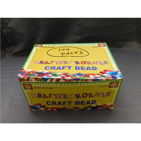 144 Bags Craft Beads 9 Different