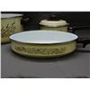 Image 2 : Lot of 3 Chefmate Spain Pan, Pot w Lid and Large Crock Pot w Handles Bakeware Cookware