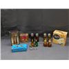 Image 1 : Lot of 9 Vintage Salt and Pepper Shakers Amber Glass, Boxed, Light Bulb, Etc