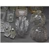 Image 2 : Bundle of Assorted Vintage Glass Trays, Vases, Cups, Coasters, Etc