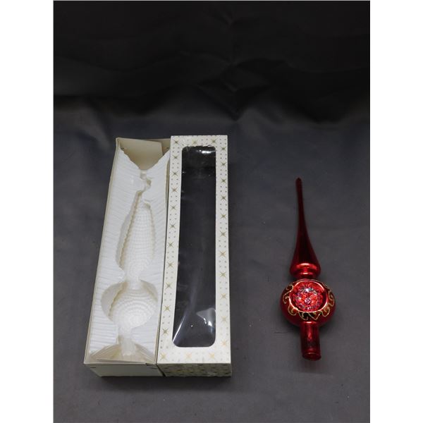 Vintage Mercury Blown Glass Tree Topper