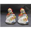Image 1 : Pair of Little Red Riding Hood Salt and Pepper Shakers Ceramic