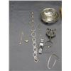 Image 2 : Junk Drawer Lot Jewelry, Metal Trays, Keychain, Bottle Openers, Etc