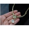 Image 2 : Swarovski Crystal Necklace Gold Tone