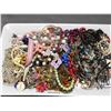 Image 1 : Tray of Assorted Costume Jewelry Necklaces Bracelets Pendants Etc *for crafting / parts*