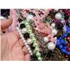 Image 5 : Tray of Assorted Costume Jewelry Necklaces Bracelets Pendants Etc *for crafting / parts*