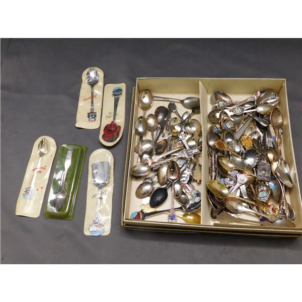 Lot of Collectible Spoons Travel Souvenir Spoons, Etc