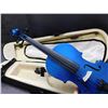 Image 8 : Cecilio Half Size Violin Electric Blue